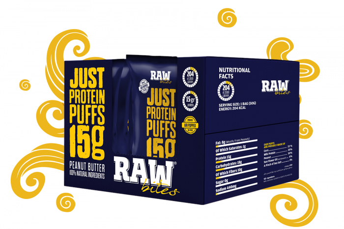 RAW BITES - PEANUT BUTTER PUFFS